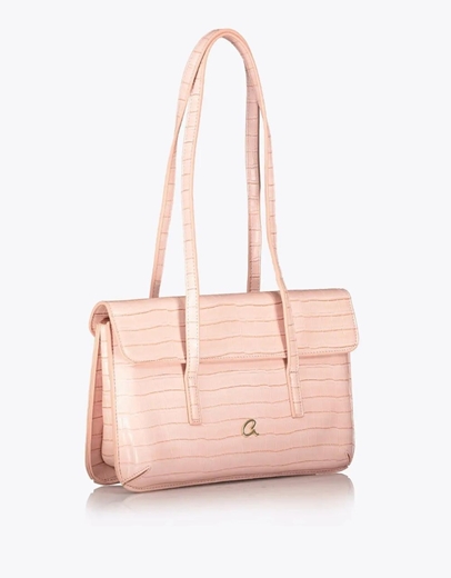 Εικόνα της Τσάντα χειρός με διπλά χερούλια Axel Ροζ