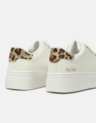 Εικόνα της Δίσολα sneakers με μεταλλικές λεπτομέρειες Λεοπάρ