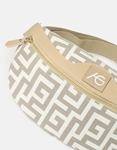 Εικόνα από Crossbody χειροποίητο τσαντάκι με μαίανδρο M Άμμου/Μπεζ