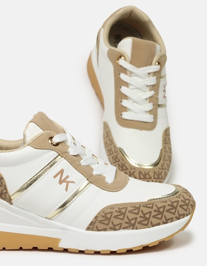 Εικόνα της Γυναικεία sneakers με διπλή σόλα στο πίσω μέρος Πούρο