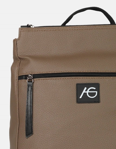 Εικόνα της Χειροποίητο σακίδιο πλάτης με διπλό φερμουάρ Πούρο