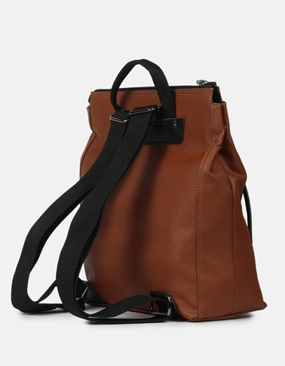 Εικόνα της Χειροποίητο σακίδιο πλάτης με διπλό φερμουάρ Ταμπά