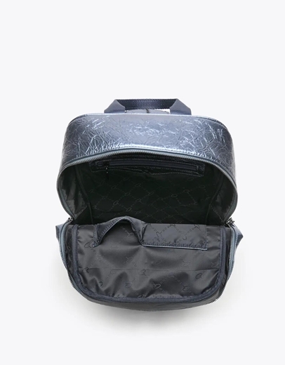 Εικόνα της Μονόχρωμο σακίδιο πλάτης με σχέδιο τεχνοτροπίας Μπλε