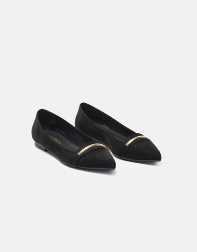 Εικόνα της Γοβάκια Ελληνικής κατασκευής με διακοσμητικό Μαύρο