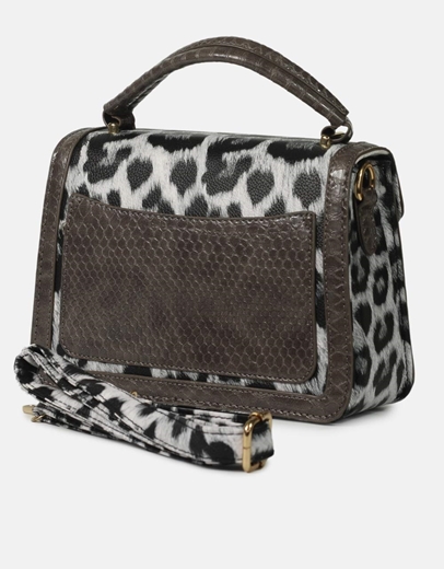 Εικόνα της Τσάντα χειρός με σχέδιο Γκρι