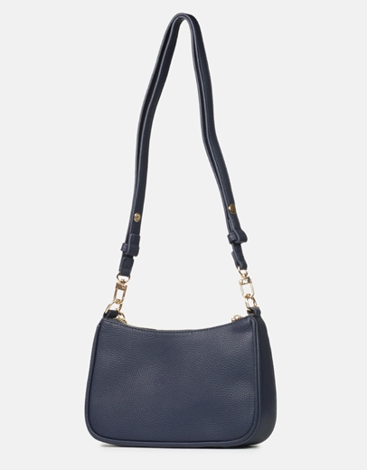 Εικόνα της Μονόχρωμο basic τσαντάκι ώμου Μπλε