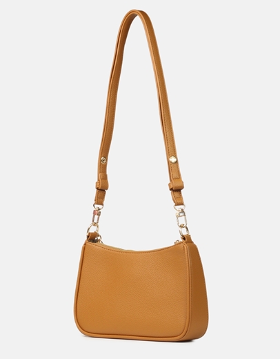 Εικόνα της Μονόχρωμο basic τσαντάκι ώμου Ταμπά