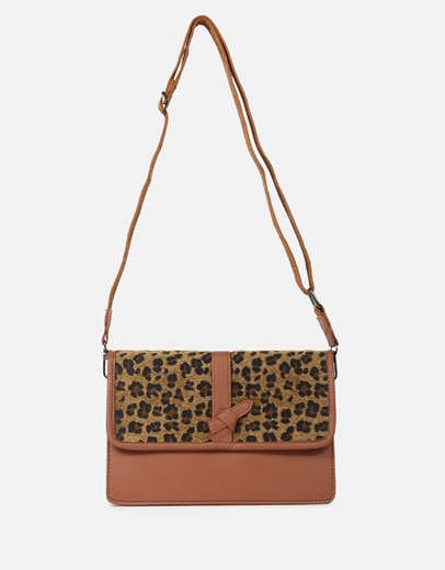 Εικόνα της Γυναικεία τσάντα ώμου με σχέδιο print Ταμπά