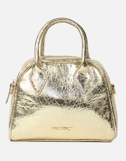 Εικόνα της Γυναικείο τσαντάκι χειρός με φερμουάρ Χρυσό