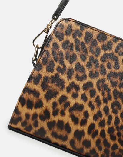 Εικόνα της Χειροποίητο τσαντάκι με μαίανδρο χιαστί ελληνικής κατασκευής Λεοπάρ