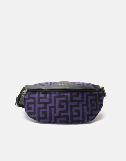 Εικόνα της Crossbody χειροποίητο τσαντάκι με μαίανδρο S Μωβ