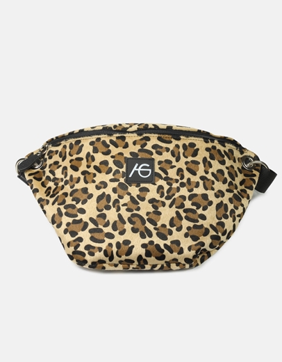 Εικόνα της Crossbody χειροποίητο τσαντάκι με μαίανδρο L Λεοπάρ