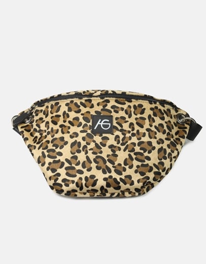 Εικόνα της Crossbody χειροποίητο τσαντάκι με μαίανδρο L Λεοπάρ