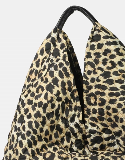 Εικόνα της Γυναικεία τσάντα χειρός με σχέδιο print Λεοπάρ