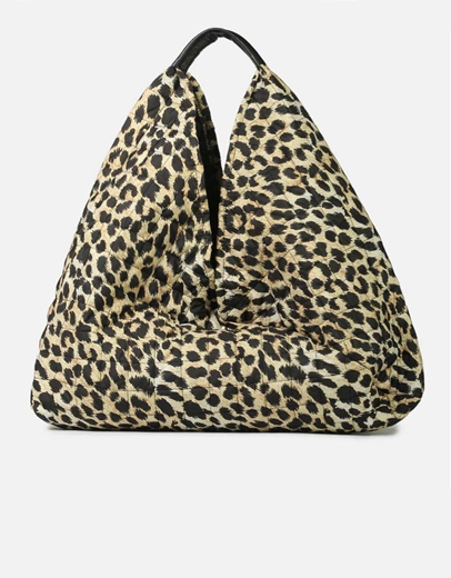 Εικόνα της Γυναικεία τσάντα χειρός με σχέδιο print Λεοπάρ