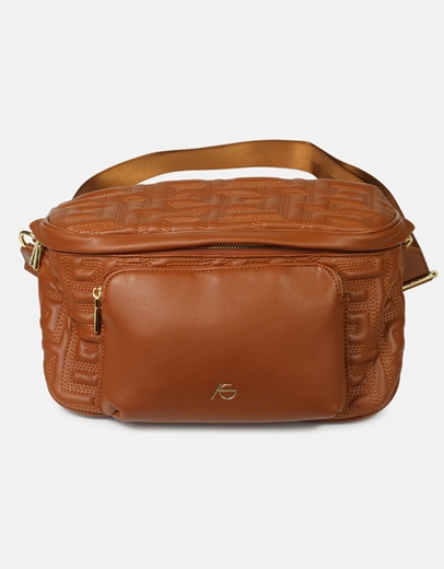 Εικόνα της Crossbody τσαντάκι με μοτίβο μαιάνδρου Ταμπά