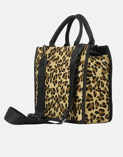 Εικόνα της Xειροποίητη τσάντα χειρός μαίανδρος Λεοπάρ