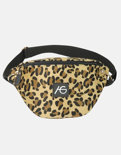 Εικόνα της Crossbody χειροποίητο τσαντάκι με μαίανδρο S Λεοπάρ