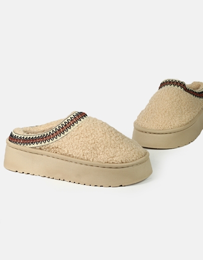 Εικόνα της Δίσολα clogs με γούνινη επένδυση Πούρο