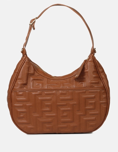 Εικόνα της Tσάντα ώμου με μοτίβο μαιάνδρου Ταμπά