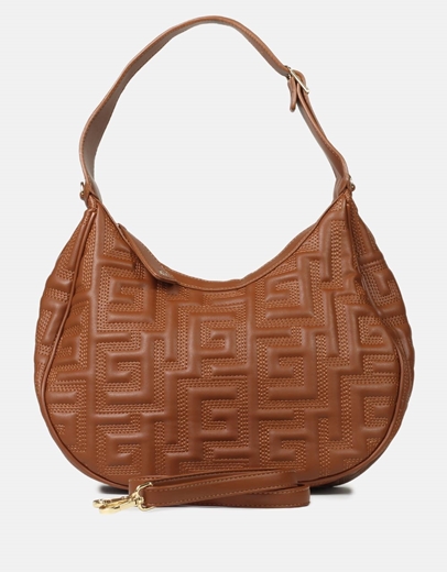 Εικόνα της Tσάντα ώμου με μοτίβο μαιάνδρου Ταμπά