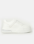 Εικόνα από Γυναικεία sneakers δίσολα σε απλή γραμμή Λευκό
