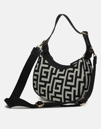 Εικόνα της Χειροποίητη τσάντα χειρός Μαύρο