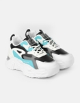 Εικόνα από Γυναικεία sneakers με chunky σόλα Γκρι/Μπλε