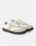 Εικόνα από Γυναικεία sneakers με διπλή σόλα και συνδιασμλο υλικών Λευκό