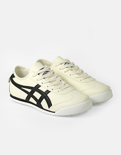 Εικόνα της Γυναικεία sneakers με γραμμικό σχέδιο Λευκό/Μαύρο