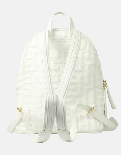 Εικόνα της Σακίδιο πλάτης με μοτίβο μαιάνδρου Λευκό