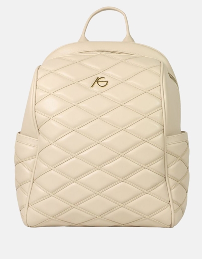 Εικόνα της Χειροποίητο σακίδιο πλάτης με καπιτονέ σχέδιο Nude