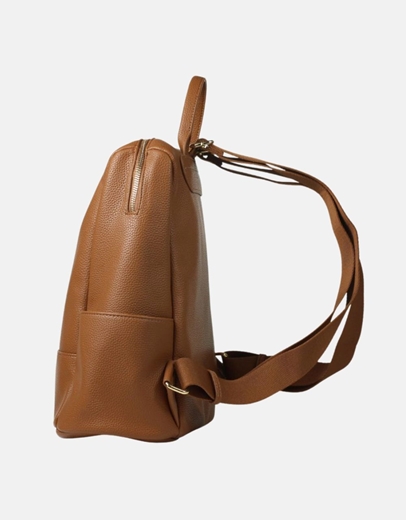 Εικόνα της Χειροποίητο σακίδιο πλάτης με εξωτερικά τσεπάκια Ταμπά