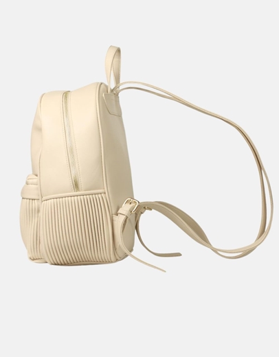 Εικόνα της Γυναικείο σακίδιο πλάτης με ριπ σχέδιο Μπεζ