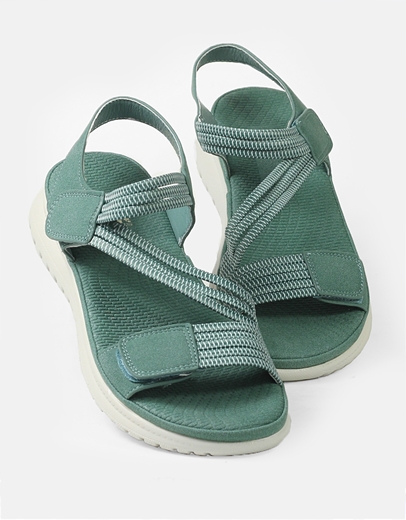 Εικόνα της Comfort γυναικεία σανδάλια με velcro και λάστιχο Βεραμάν