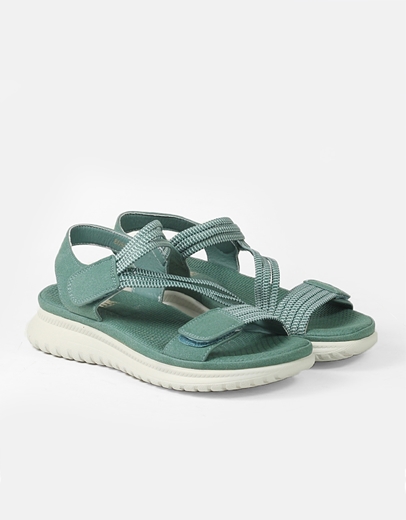 Εικόνα της Comfort γυναικεία σανδάλια με velcro και λάστιχο Βεραμάν