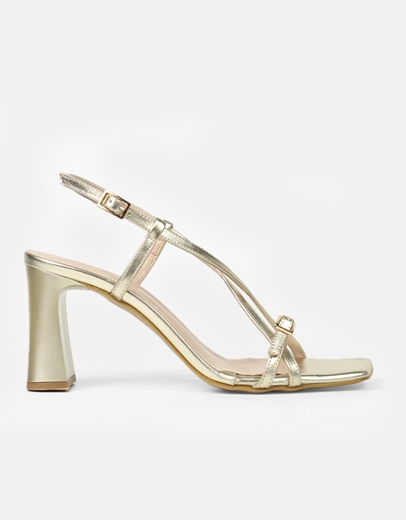 Εικόνα της Πέδιλα Ελληνικής Κατασκευής με λουράκια Πλατίνα