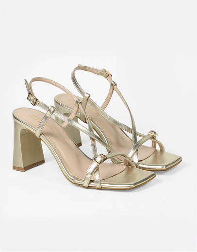 Εικόνα της Πέδιλα Ελληνικής Κατασκευής με λουράκια Πλατίνα