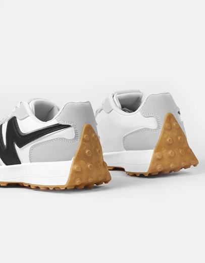 Εικόνα της Γυναικεία sneakers δίσολα με μοτίβο στο πλάι Γκρι