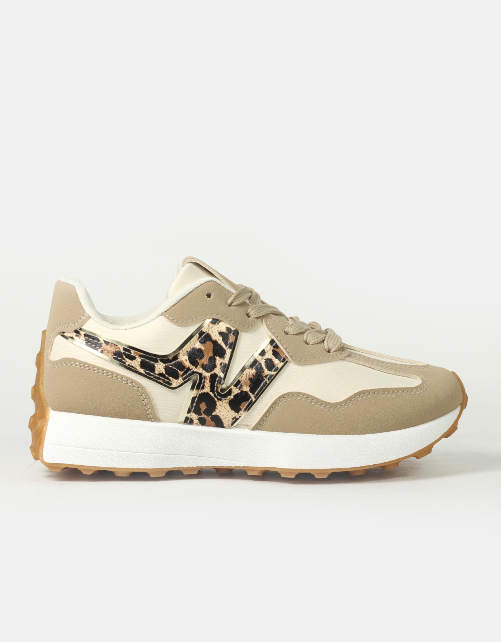 Εικόνα από Γυναικεία sneakers δίσολα με μοτίβο στο πλάι Λεοπάρ