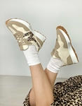 Εικόνα από Γυναικεία sneakers δίσολα με μοτίβο στο πλάι Λεοπάρ