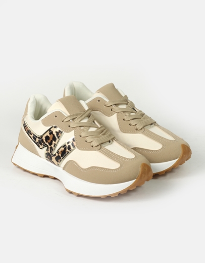 Εικόνα της Γυναικεία sneakers δίσολα με μοτίβο στο πλάι Λεοπάρ