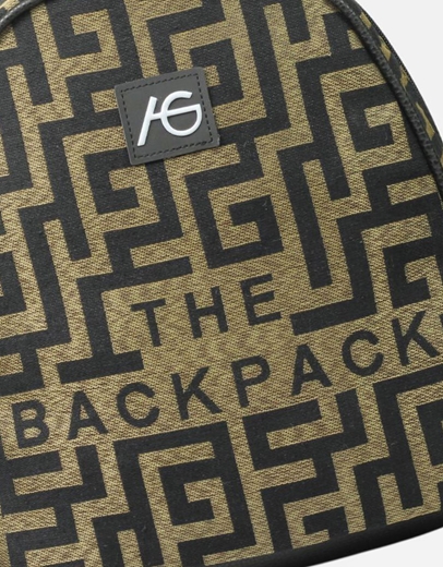 Εικόνα της Χειροποίητο σακίδιο πλάτης με μαίανδρο Χρυσό