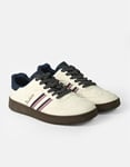 Εικόνα από Sneakers γυναικεια με γραμμικό σχέδιο και διχρωμία Μπεζ