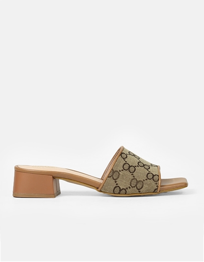 Εικόνα της Mules χαμηλά Ελληνικής κατασκευής με σχέδιο Ταμπά