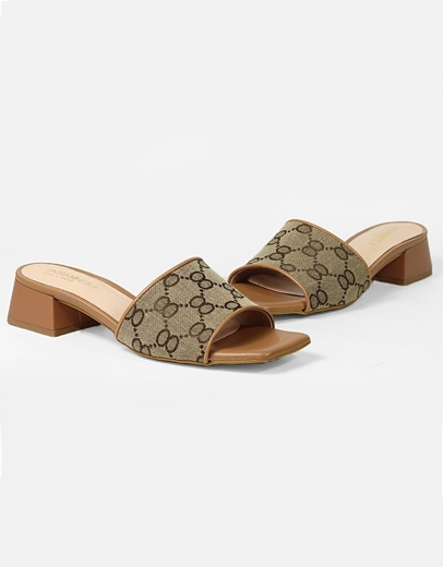 Εικόνα της Mules χαμηλά Ελληνικής κατασκευής με σχέδιο Ταμπά