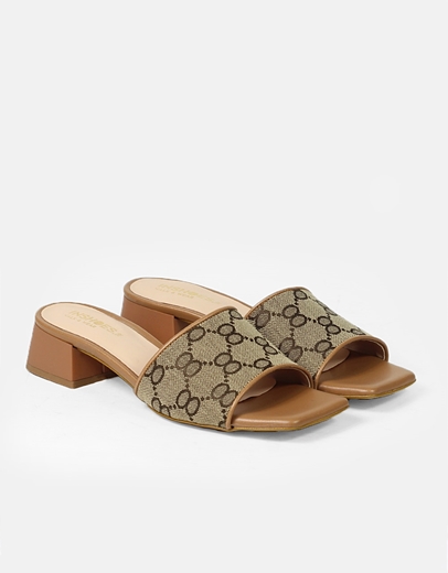 Εικόνα της Mules χαμηλά Ελληνικής κατασκευής με σχέδιο Ταμπά