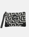 Εικόνα από Crossbody χειροποίητο τσαντάκι με μαίανδρο Μαύρο