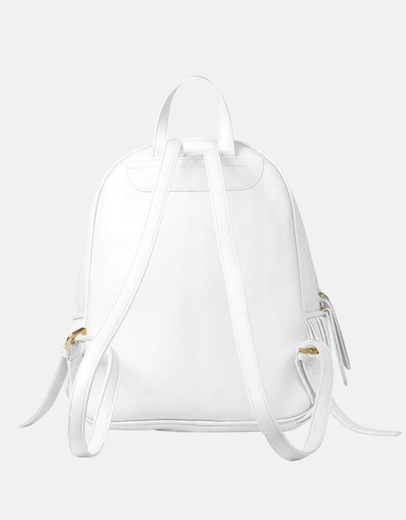 Εικόνα της Γυναικείο σακίδιο πλάτης με ριπ σχέδιο Λευκό