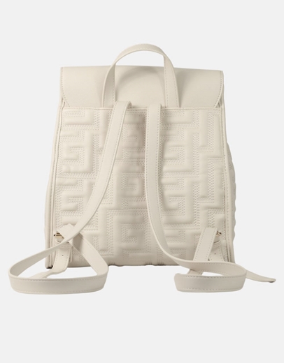 Εικόνα της Γυναικείο σακίδιο πλάτης με μοτίβο μαιάνδρου Μπεζ